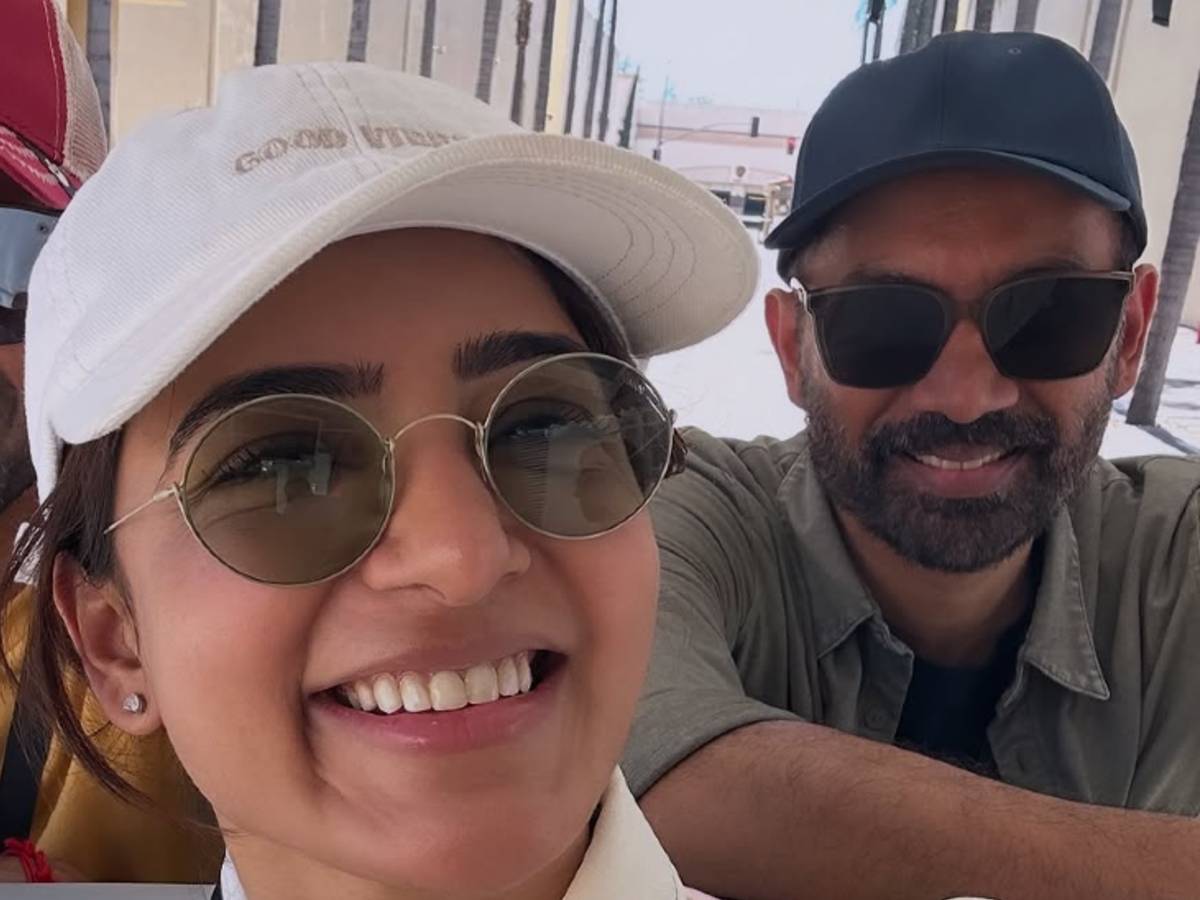 Samantha shares a selfie with her 'boyfriend' Raj Nidimoru