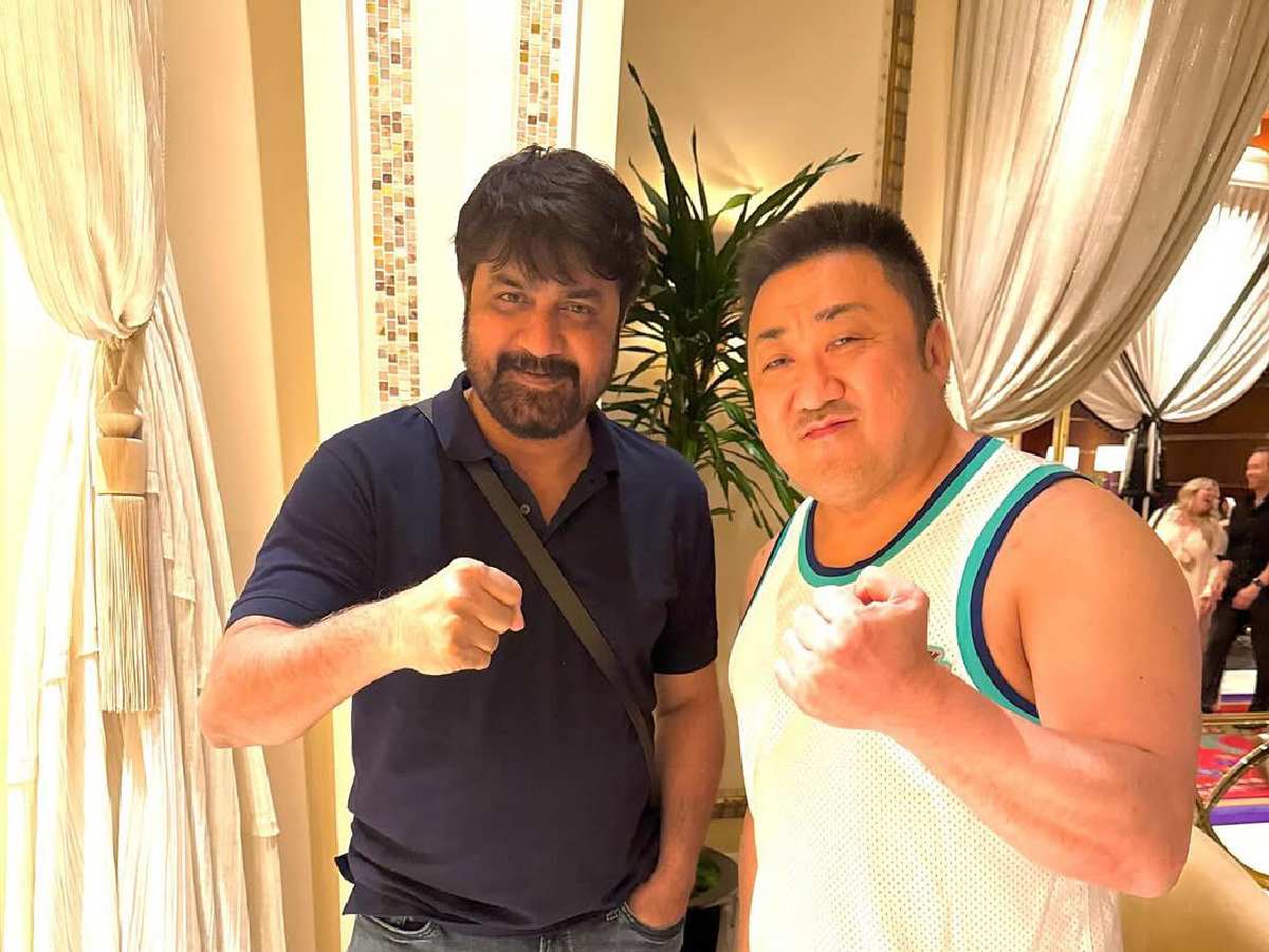 Srikanth shares a pic with Korean Superstar Don Lee 1 Srikanth and Don Lee