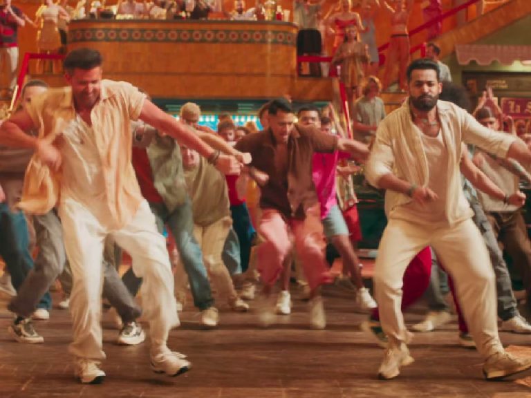 NTR Hrithik Roshan Dance Show Off,
