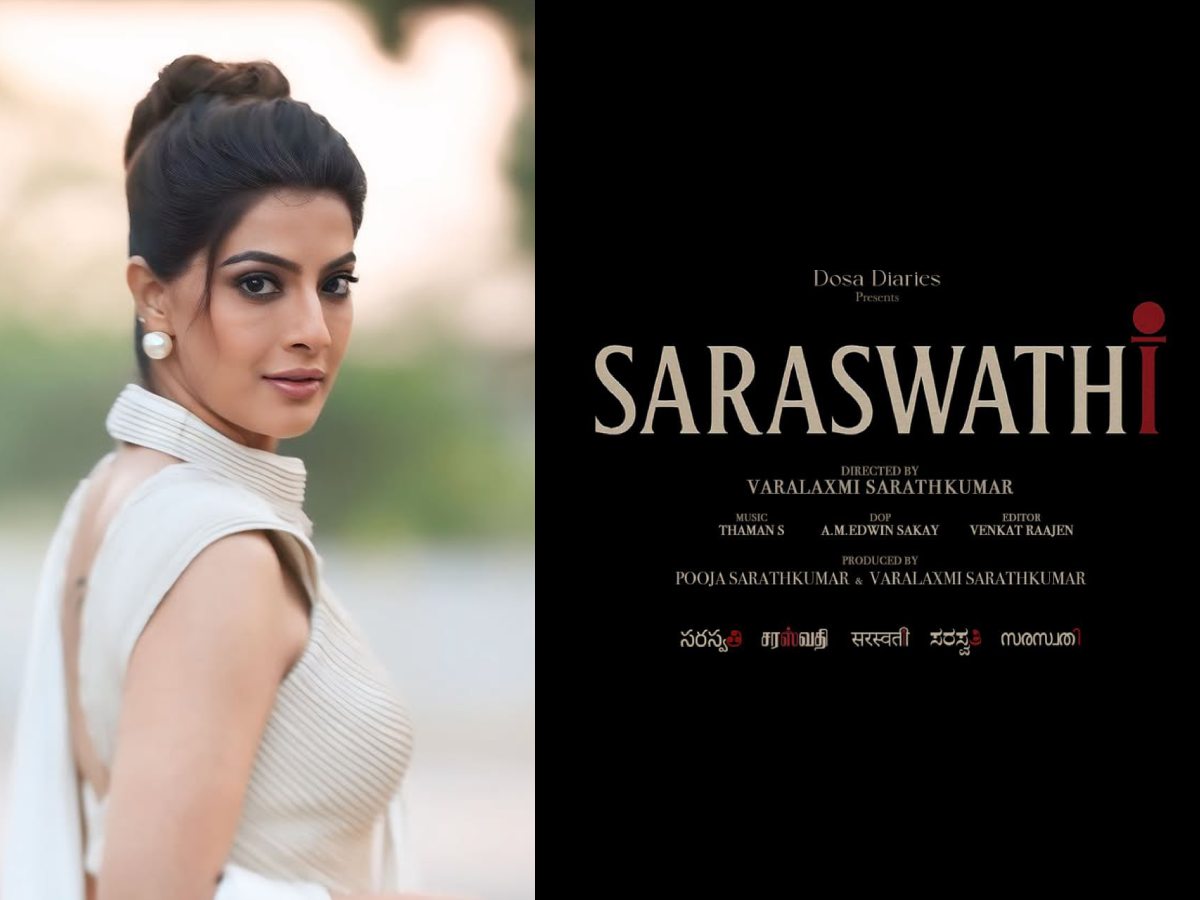 Varalaxmi Sarathkumar turns director with Saraswathi 1 Varalaxmi Sarathkumar's Swaraswathi