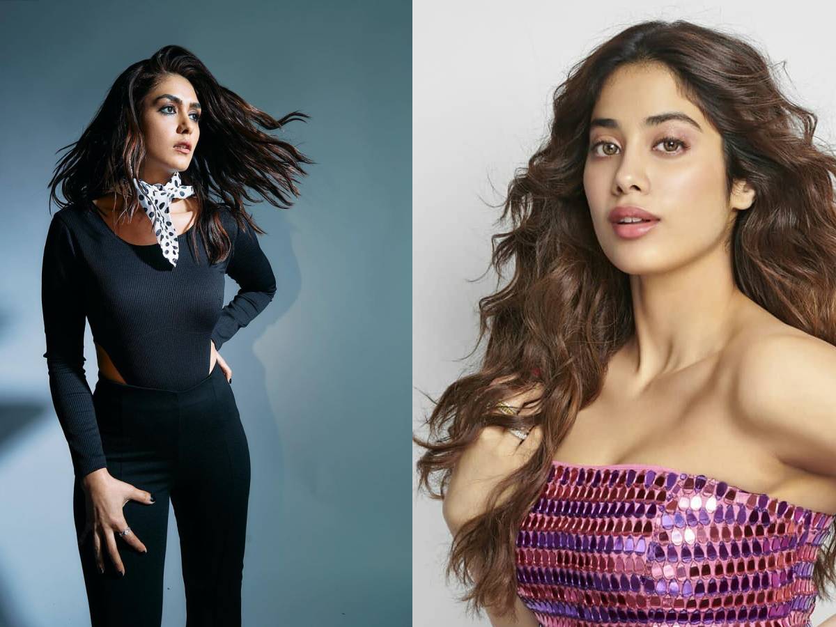 Janhvi Kapoor and Mrunal Thakur