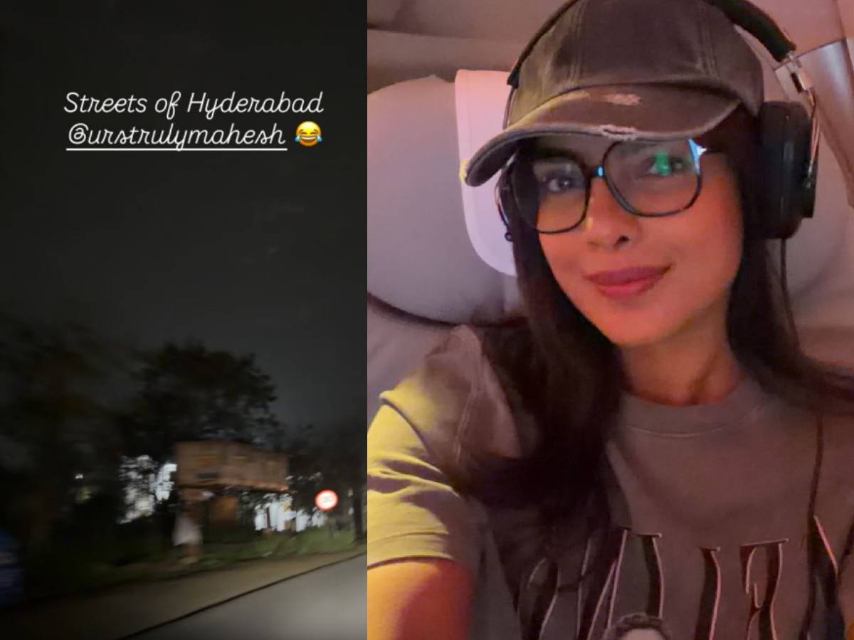Priyanka Chopra lands in Hyderabad again for GlobeTrotter 1 Priyanka Chopra