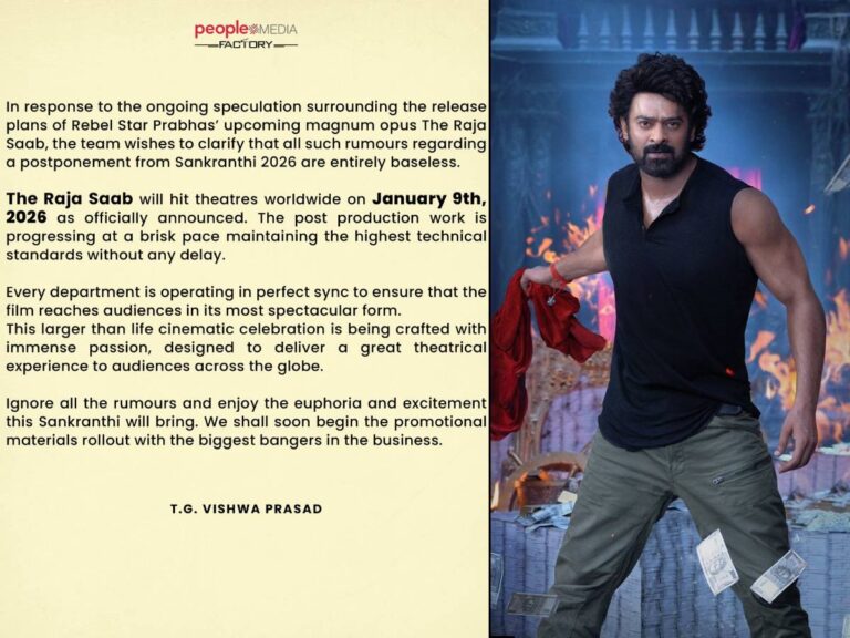 The Raja Saab release date