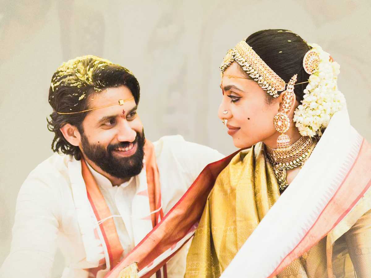 Naga Chaitanya and Sobhita mark their first wedding anniversary Naga Chaitanya and Sobhita mark their first wedding anniversary