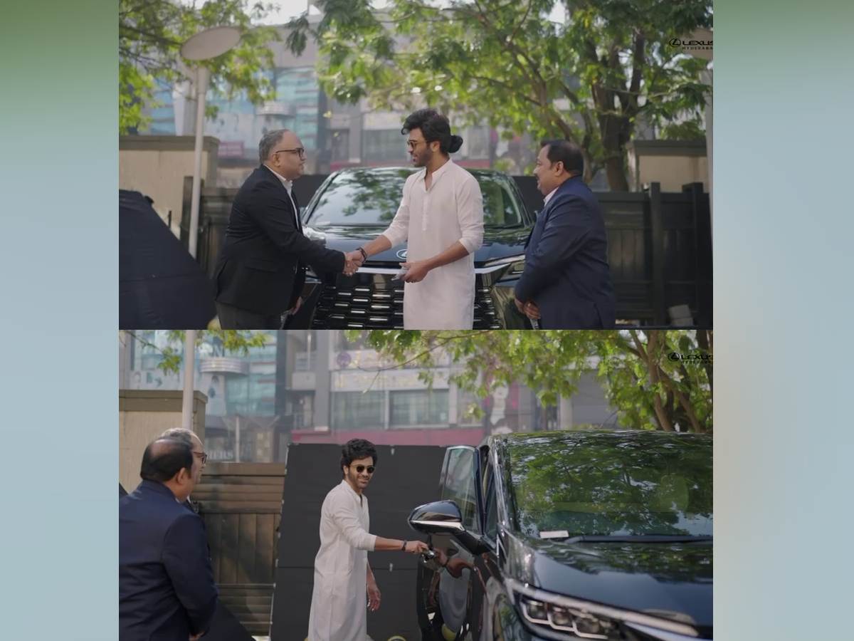Sharwanand adds Lexus car to his collection 1 Sharwanand owns lexus car