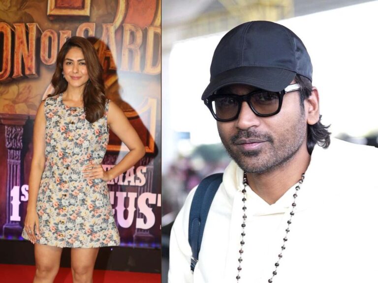 Dhanush and Mrunal Thakur