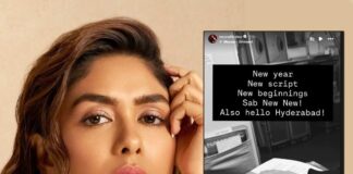 Mrunal Thakur about new beginnings