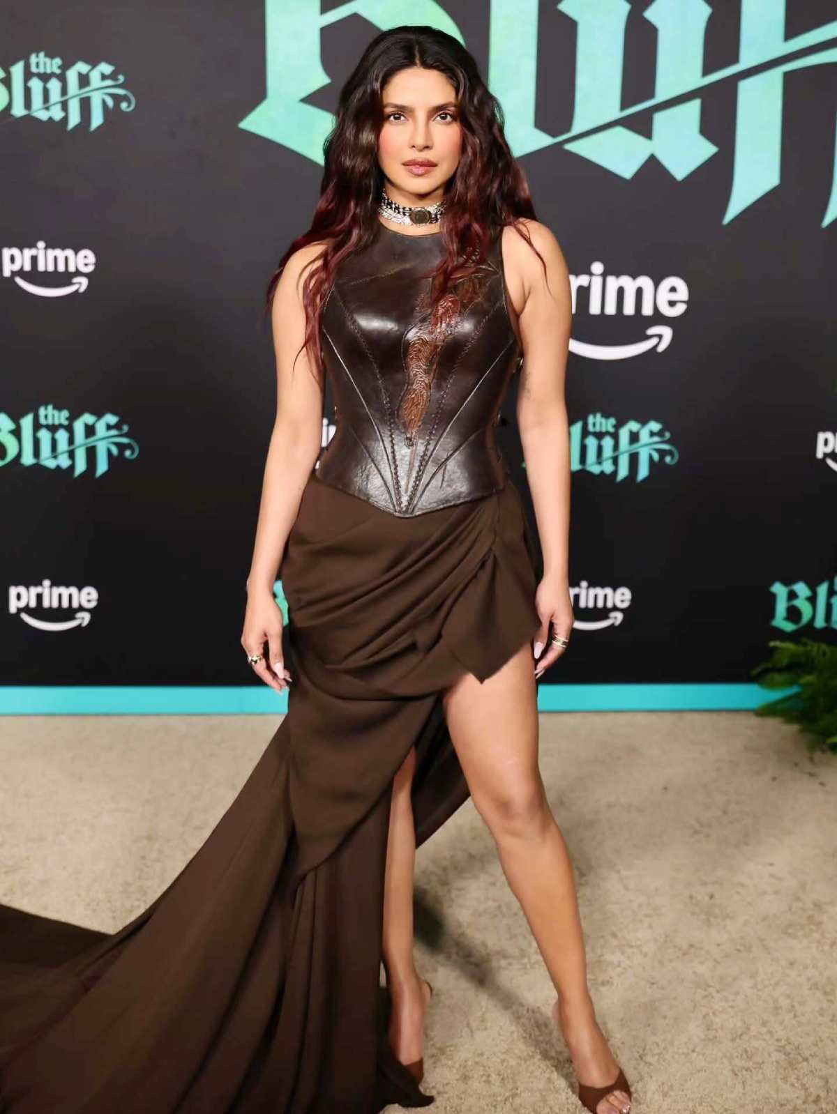Priyanka Chopra at The Bluff premiere show