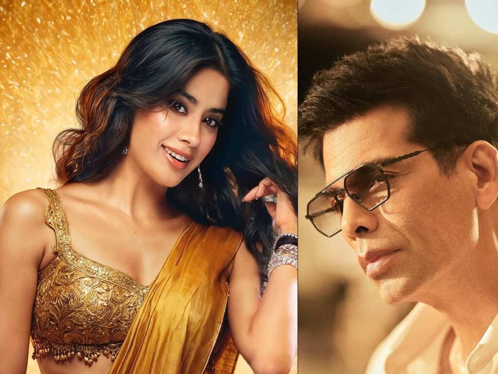 Karan Johar and Janhvi Kapoor