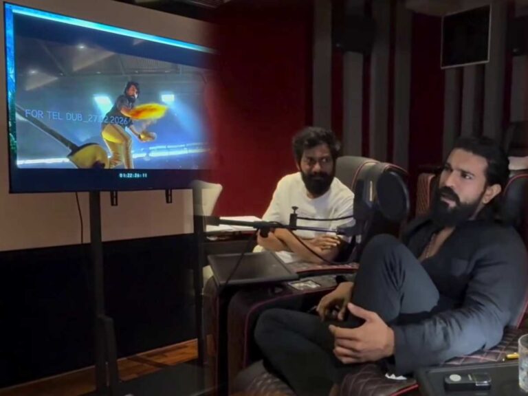 Peddi: Ram Charan begins dubbing work