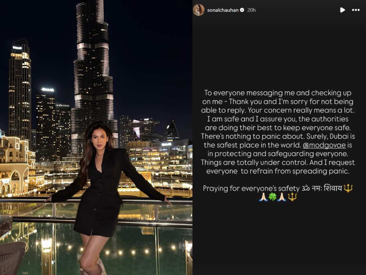 Sonal Chauhan in Dubai