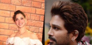 Tamannaah Bhatia and Allu Arjun
