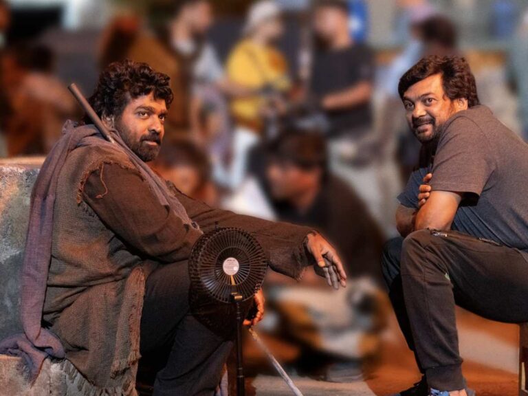 Vijay Sethupathi and Puri Jagannadh on 'Slumdog' sets