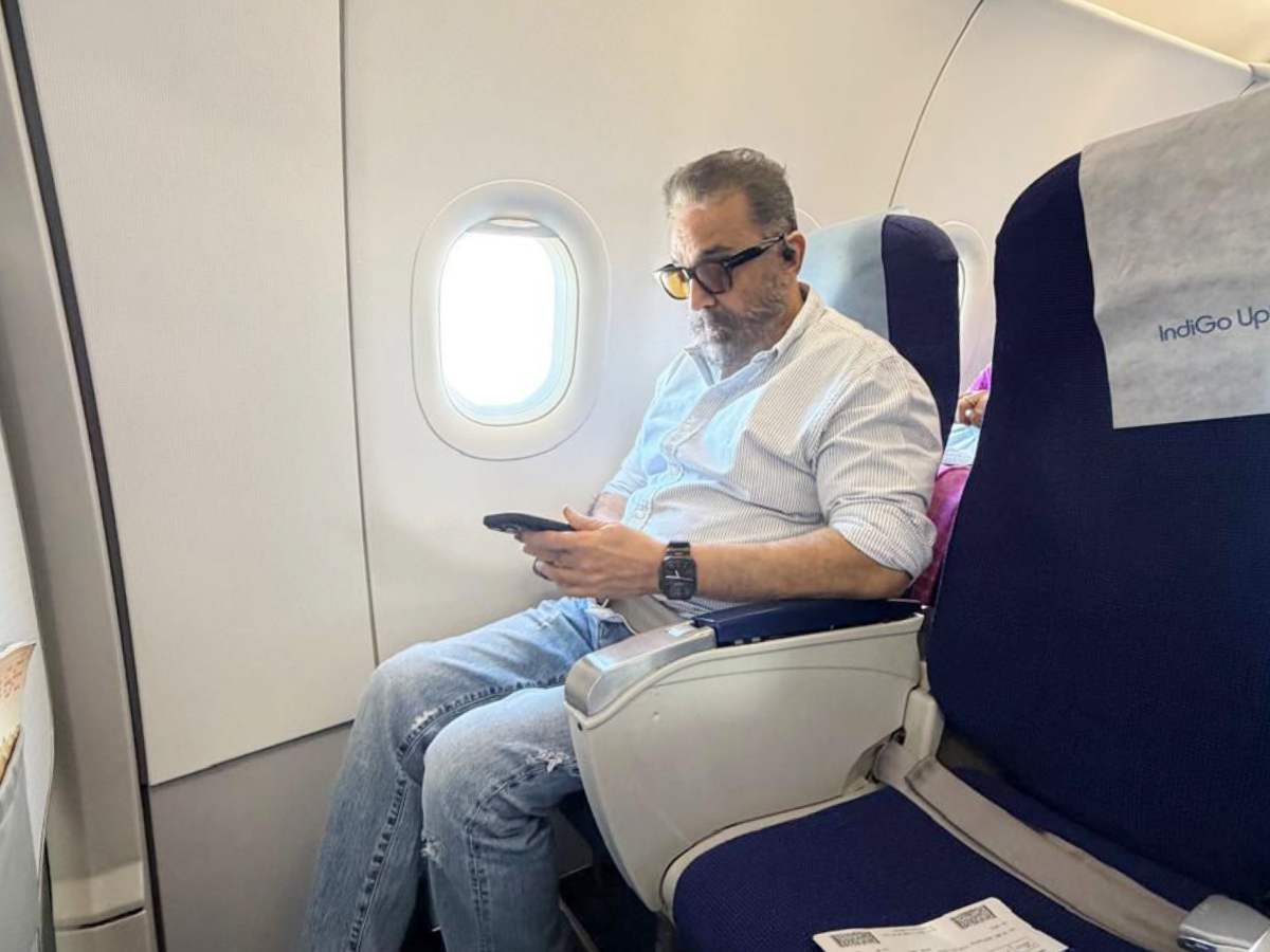 Kamal Haasan swaps chartered flights for economy travel 1 Kamal Haasan