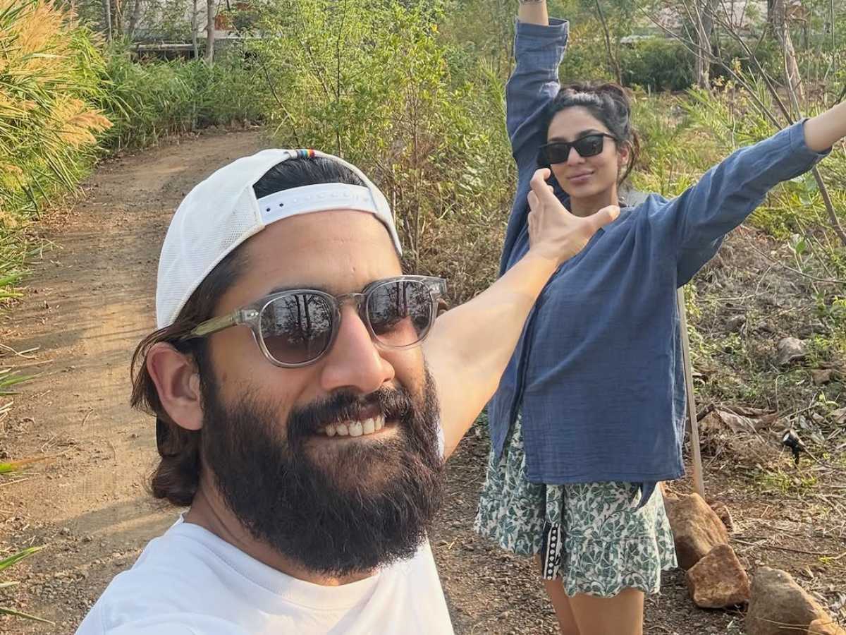 Naga Chaitanya's birthday wish, Sobhita's 'Bangaaram' reply 1 Naga Chaitanya with Sobhita