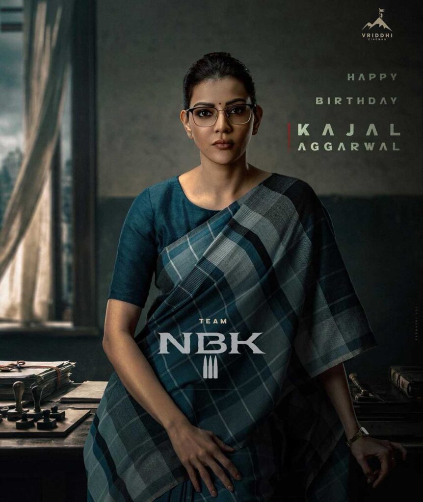 Kajal Aggarwal’s authoritative first look from NBK111 unveiled