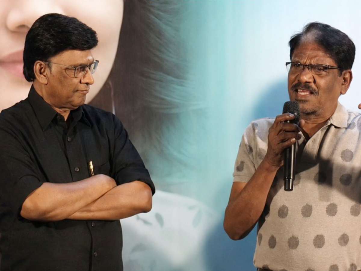 K Bhagyaraj with Bharathiraja