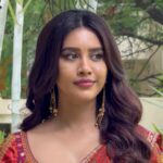 Nabha Natesh at Nagabandham promotions