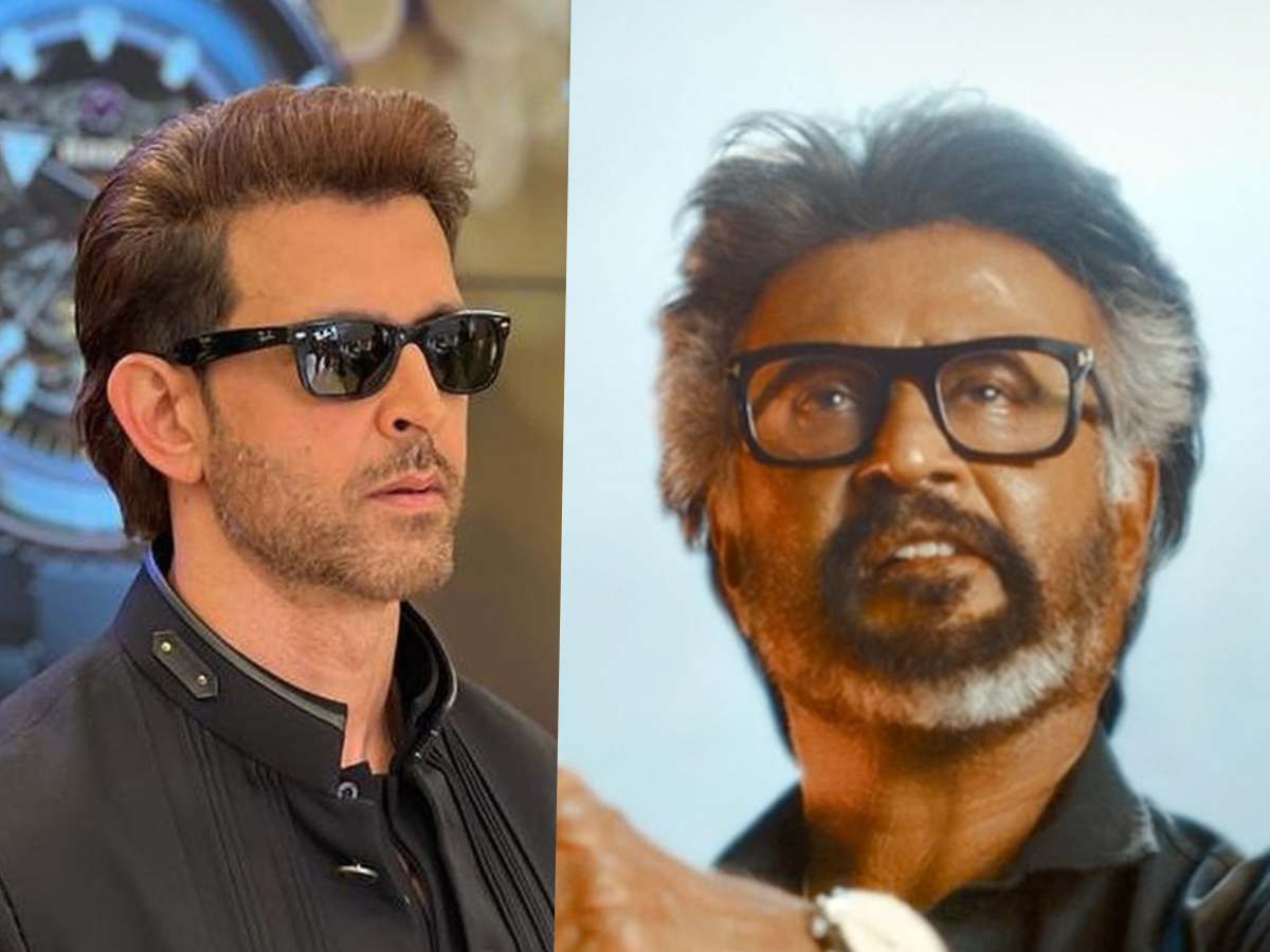 Hrithik Roshan and Rajinikanth