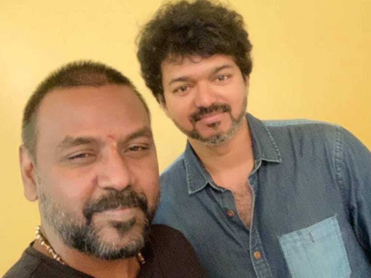 Raghava Lawrence with Vijay