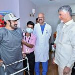 Nara Chandrababu Naidu visited Nandamuri Balakrishna at AIG Hospitals