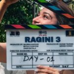 Tamannaah Bhatia on sets of Ragini 3 in London
