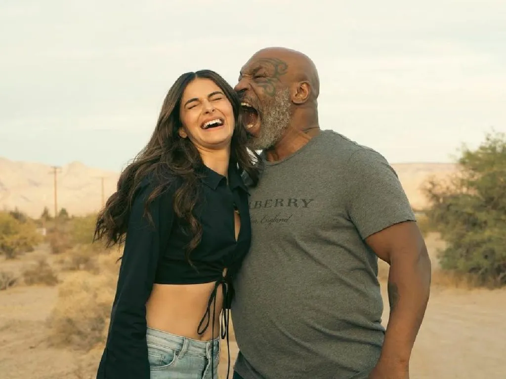 Ananya Panday with Mike Tyson