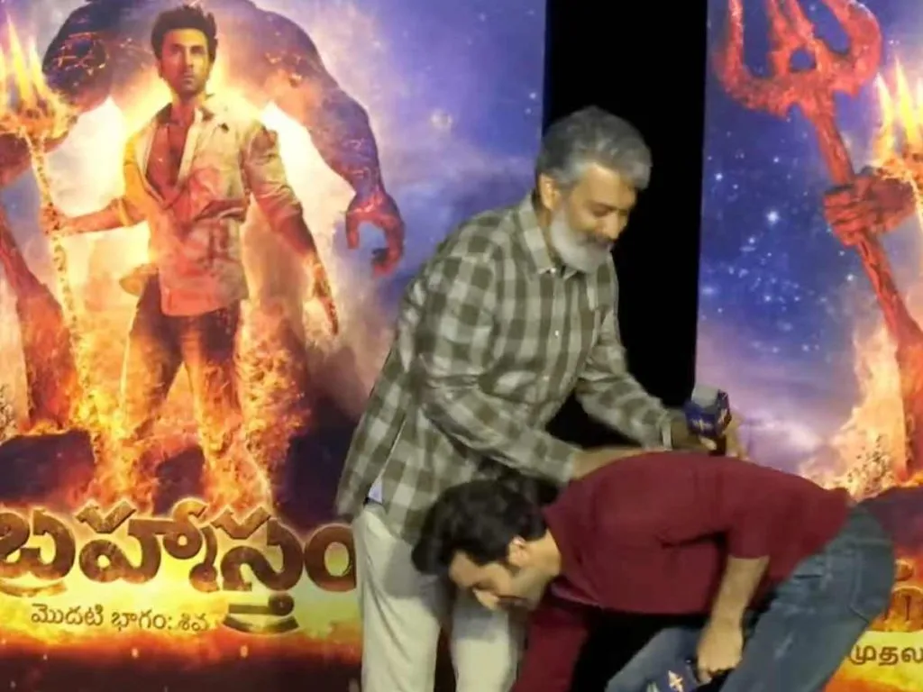 Ranabir Kapoor and Rajamouli