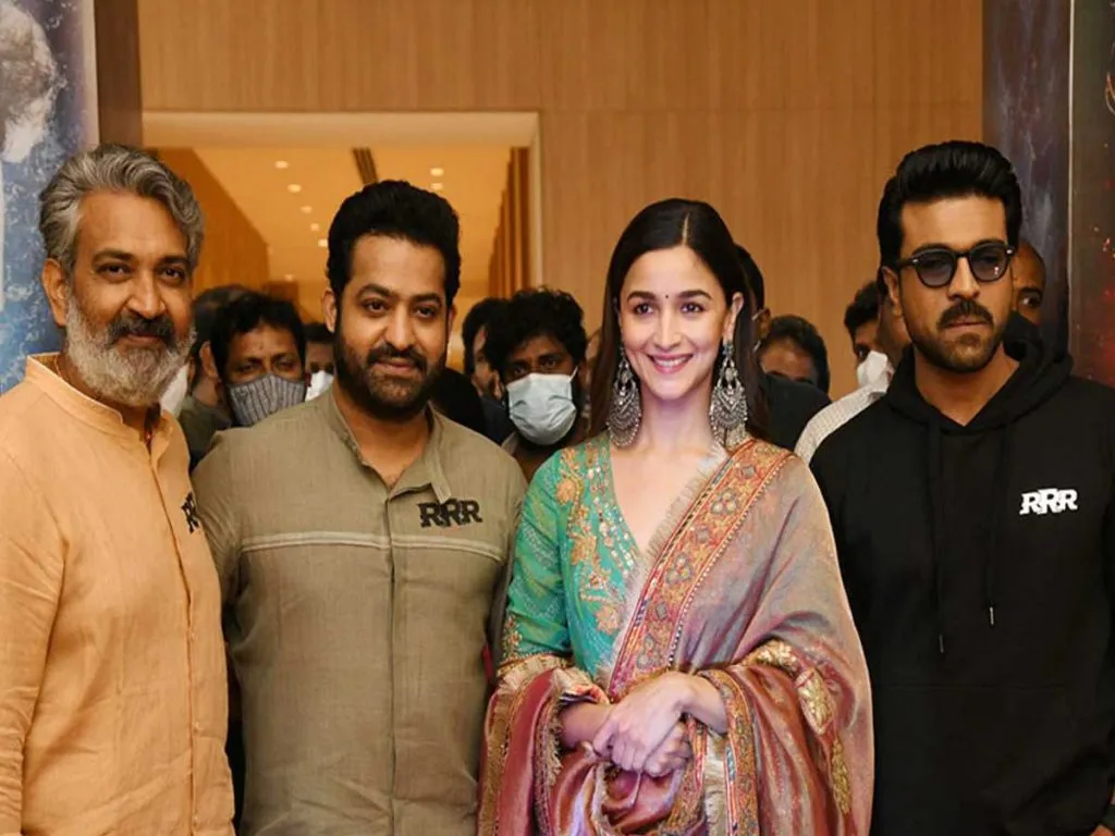 Rajamouli, NTR, Ram Charan, Alia Bhatt