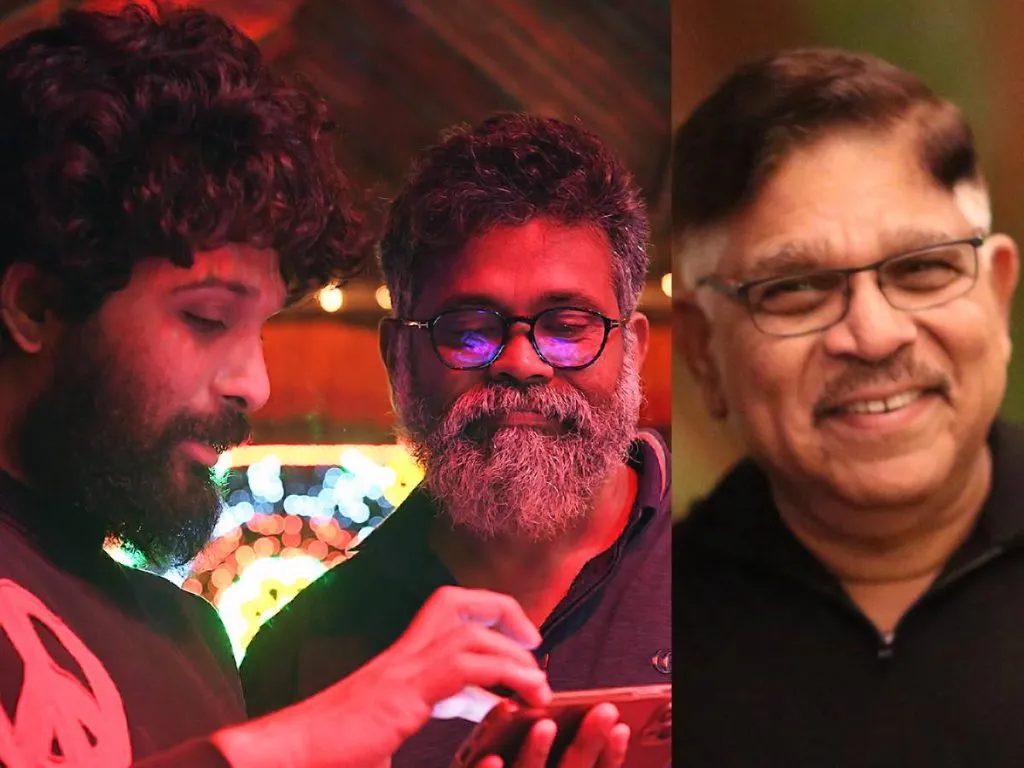 Allu Arjun, Allu Aravind and Sukumar