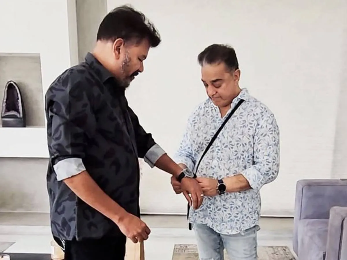 Kamal Haasan and Shankar
