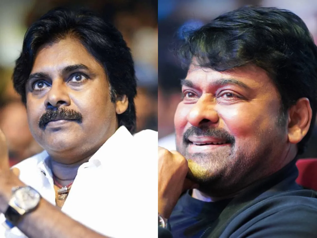 Chiranjeevi and Pawan Kalyan