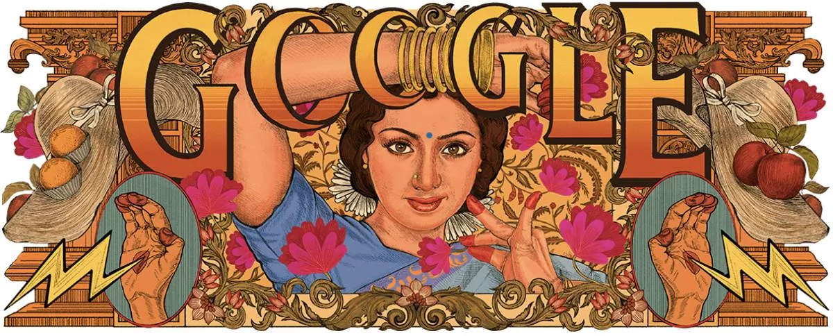 Sridevi Google Doodle