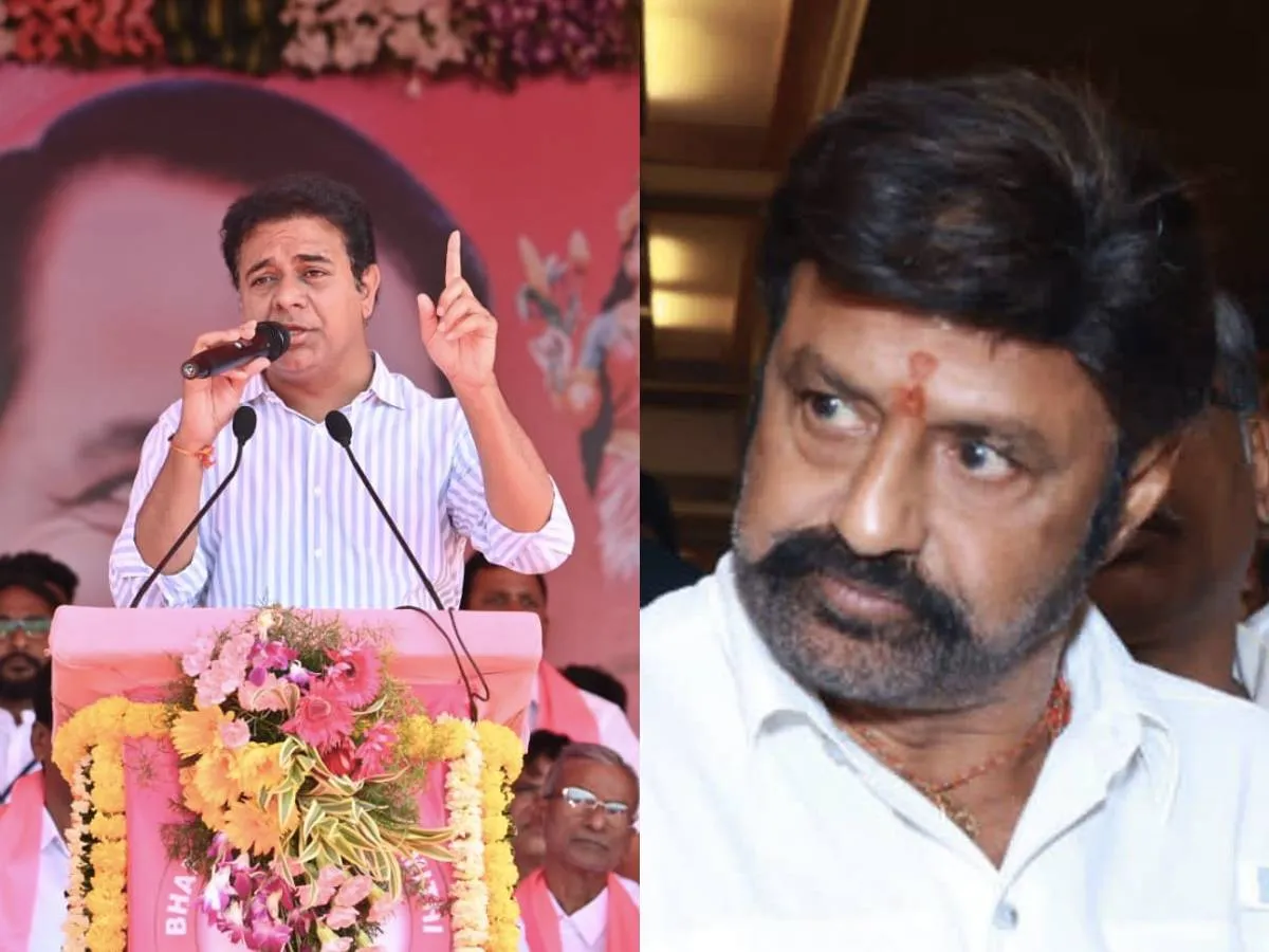 KTR and Nandamuri Balakrishna