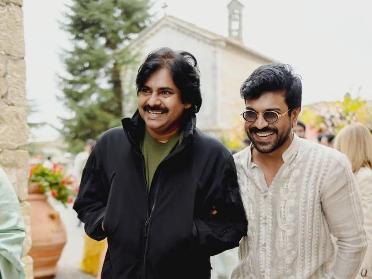 Pawan Kalyan and Ram Charan