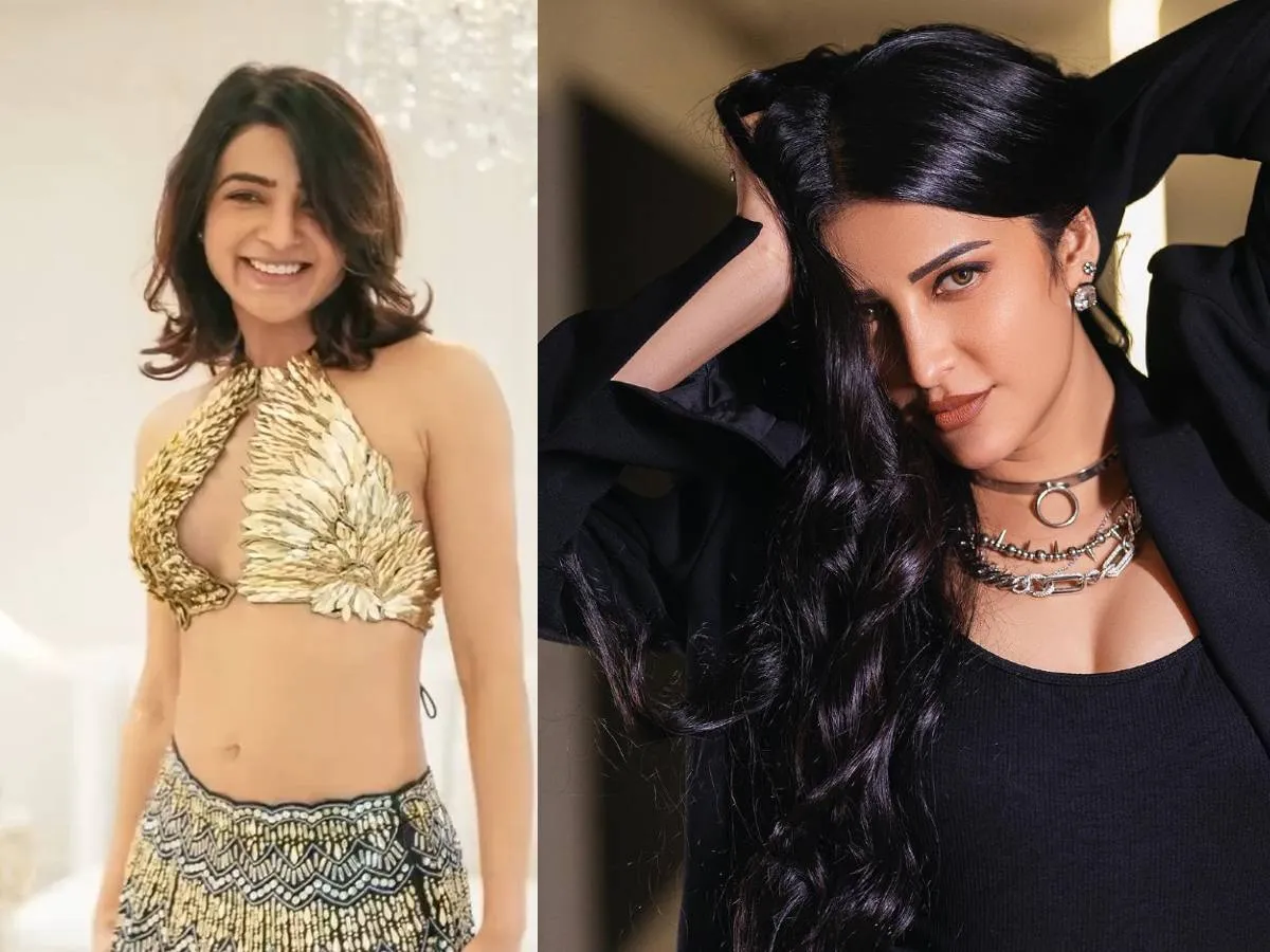 Samantha and Shruti Haasan