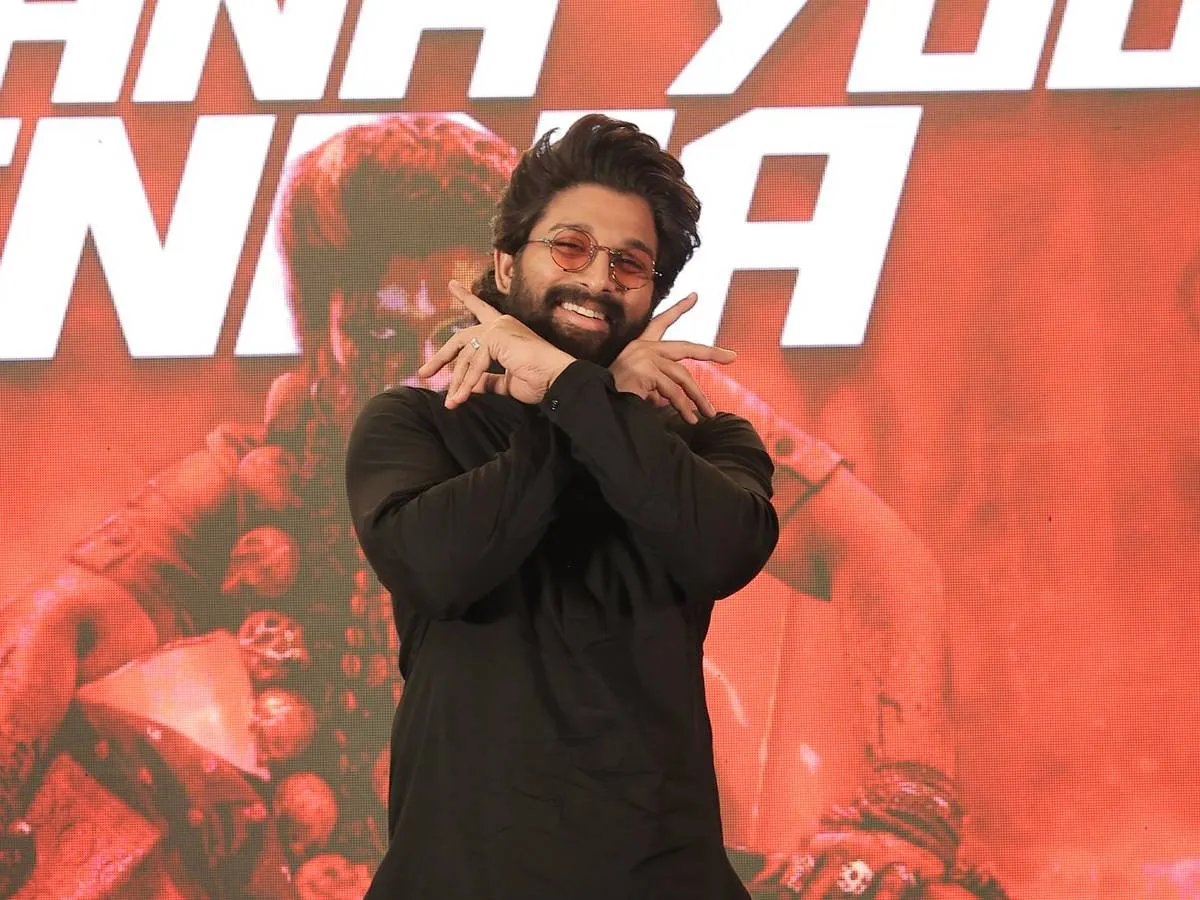 Allu Arjun in New Delhi