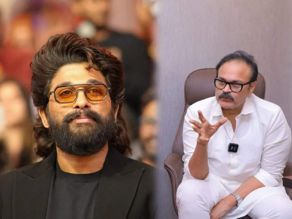 Naga Babu and Allu Arjun