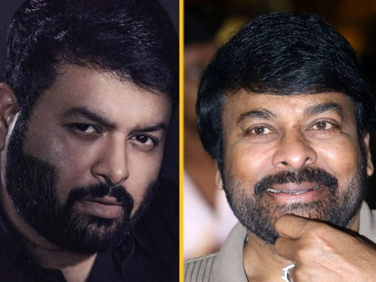 Thaman and Chiranjeevi
