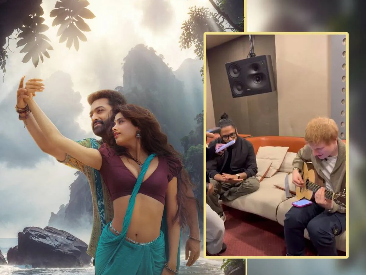 Ed Sheeran sings 'Chuttamalle'