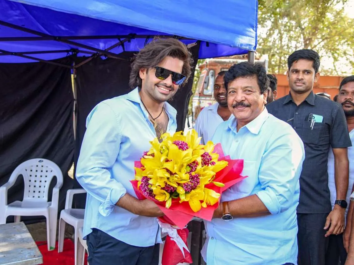 AP Minister Kandula Durgesh at RAPO22 sets in Rajahmundry,