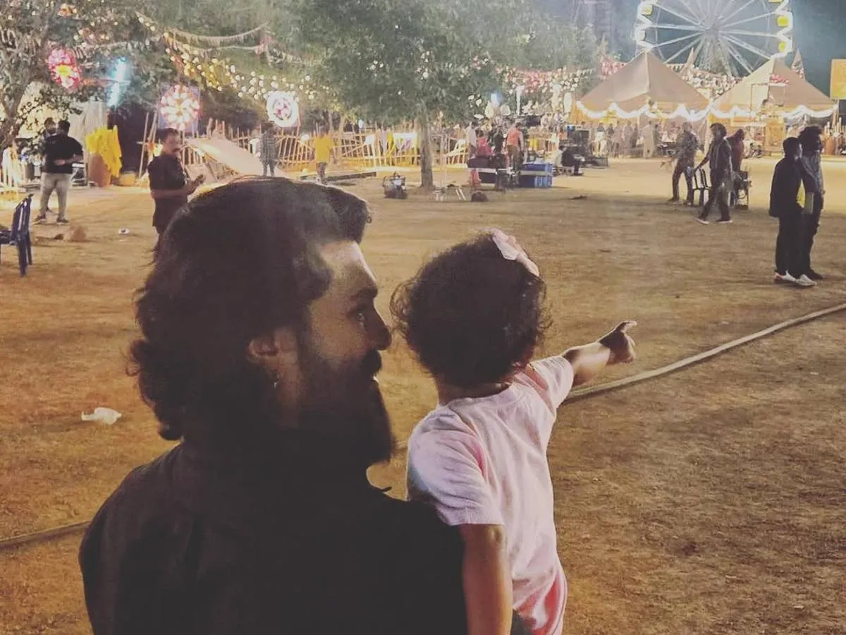 Ram Charan with Klin Kaara