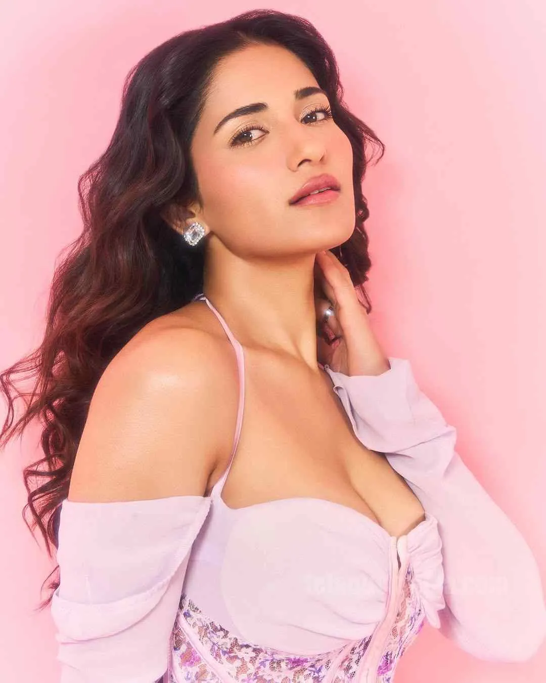 Ruhani Sharma Pink Mini Dress