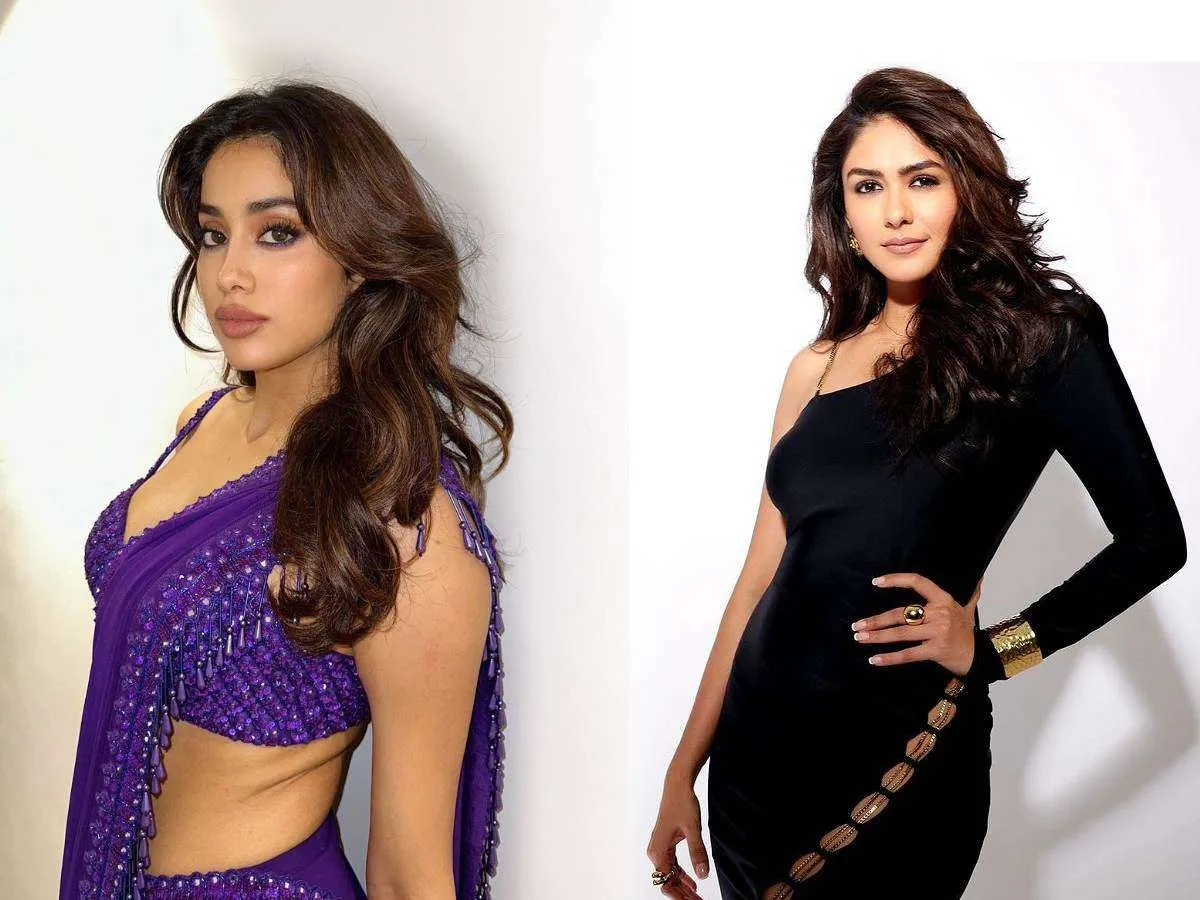 Janhvi Kapoor and Mrunal Thakur