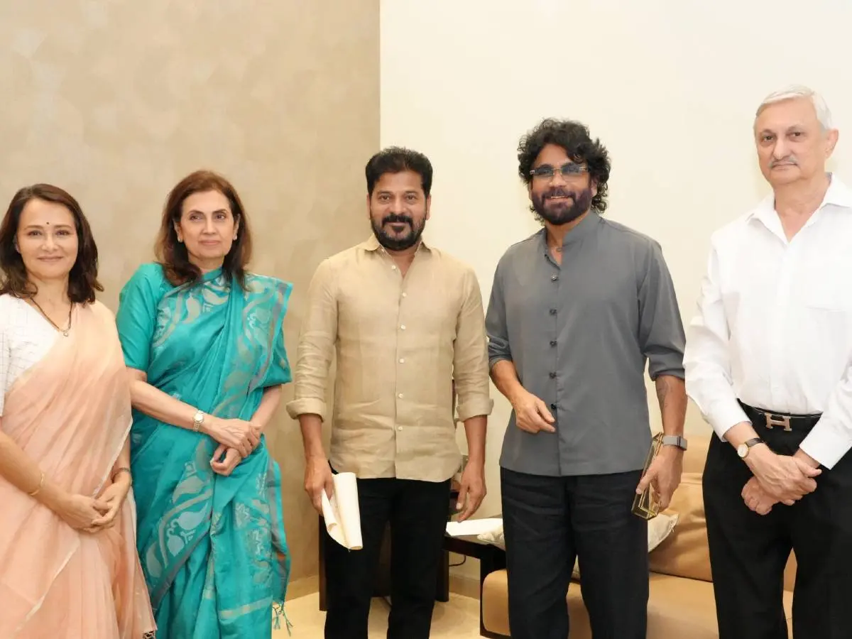 Nagarjuna with CM Revanth Reddy