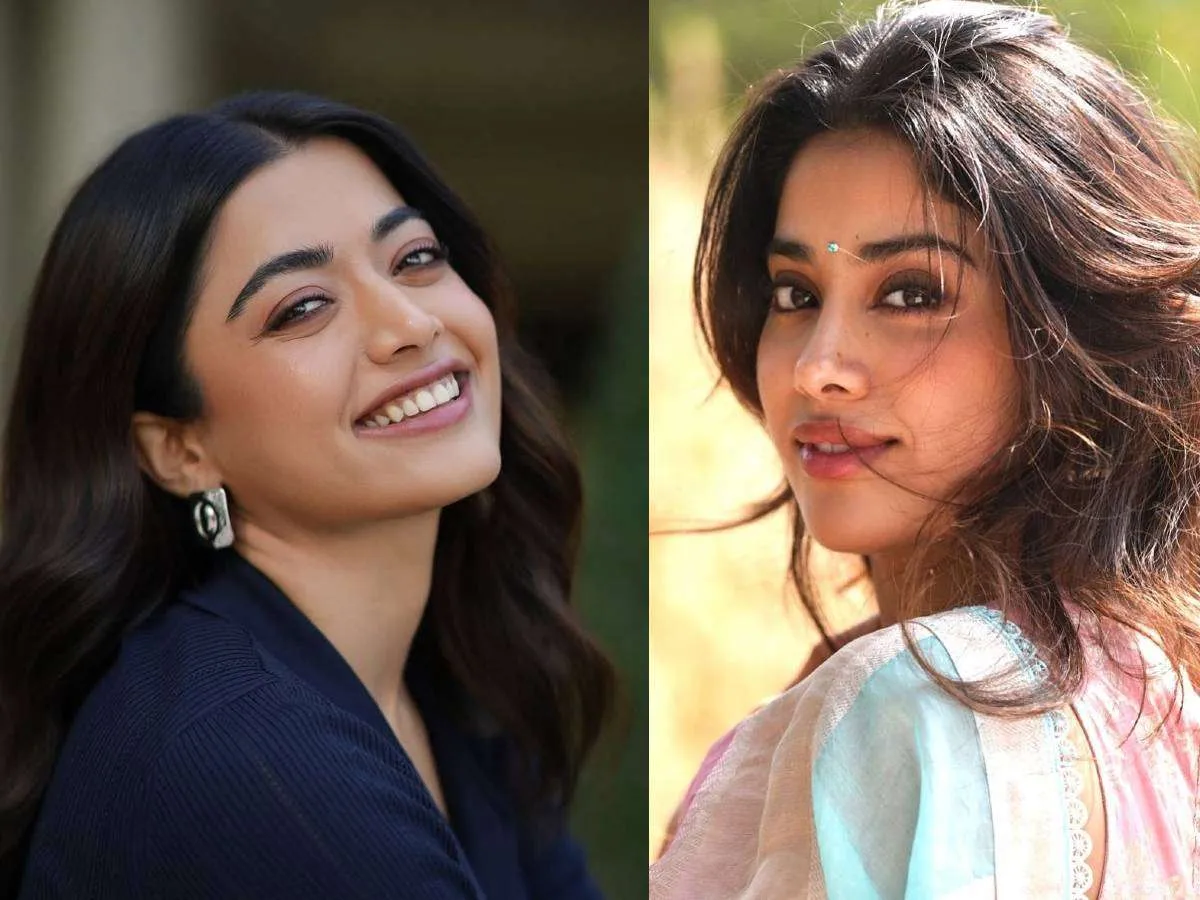 Rashmika Mandanna and Janhvi Kapoor