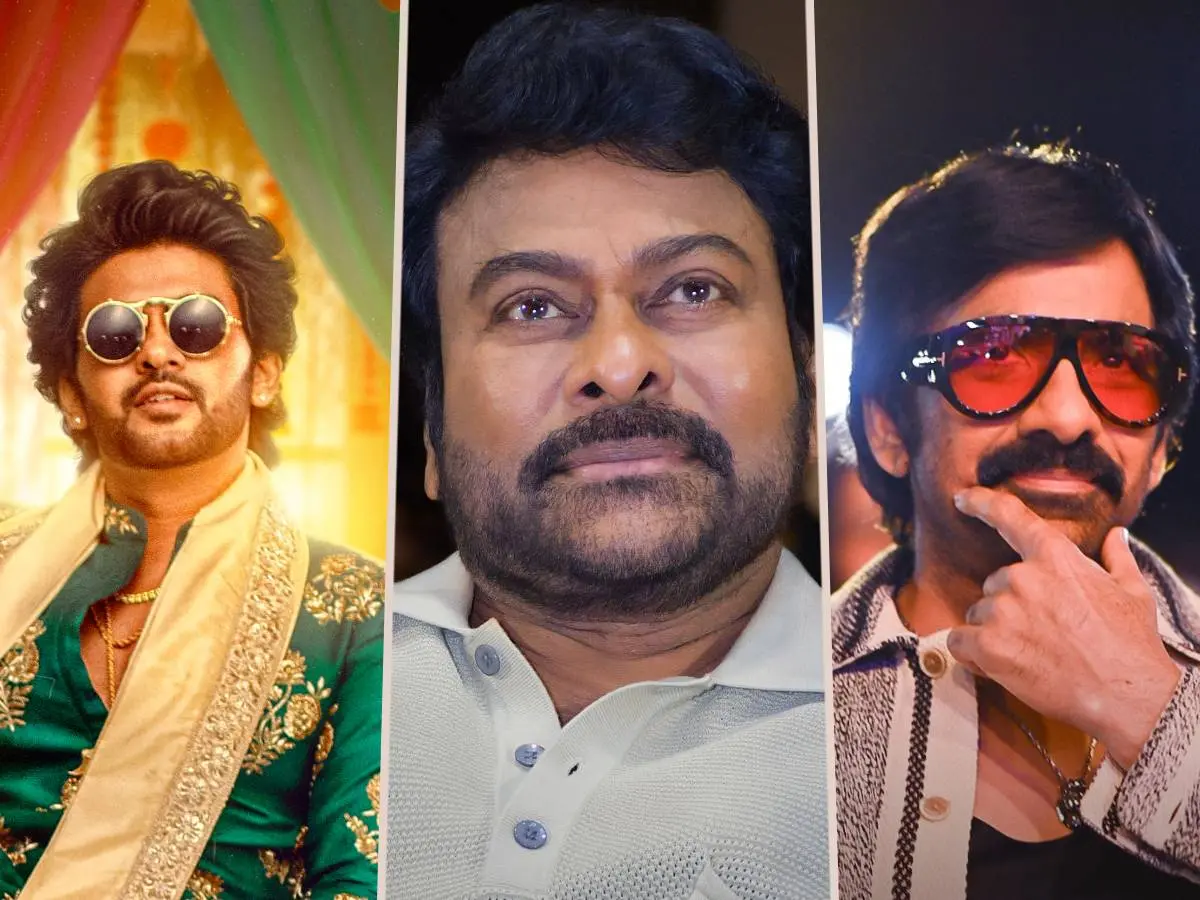 Chiranjeevi, Ravi Teja and Naveen Polishetty