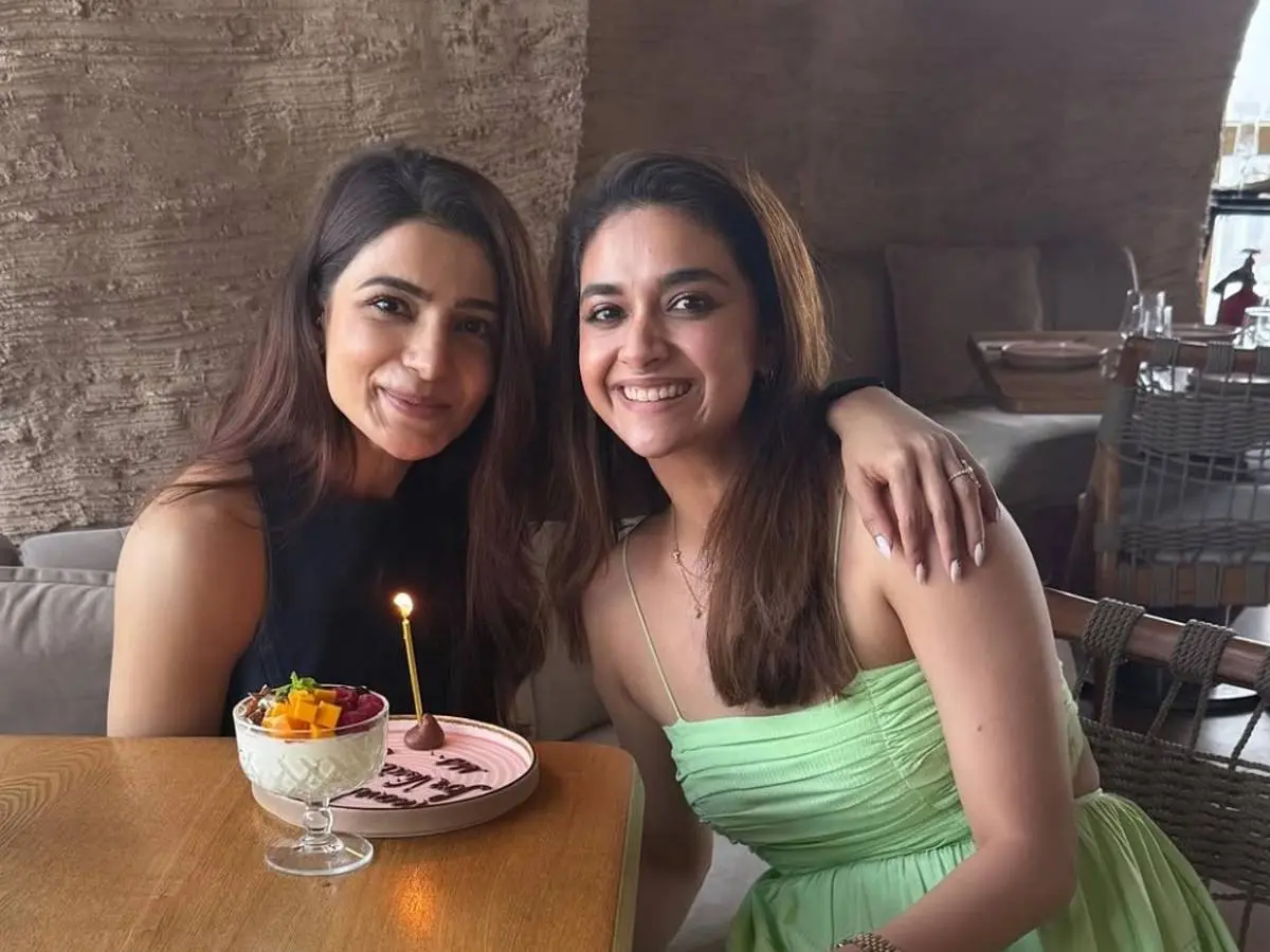 Keerthy Suresh and Samantha